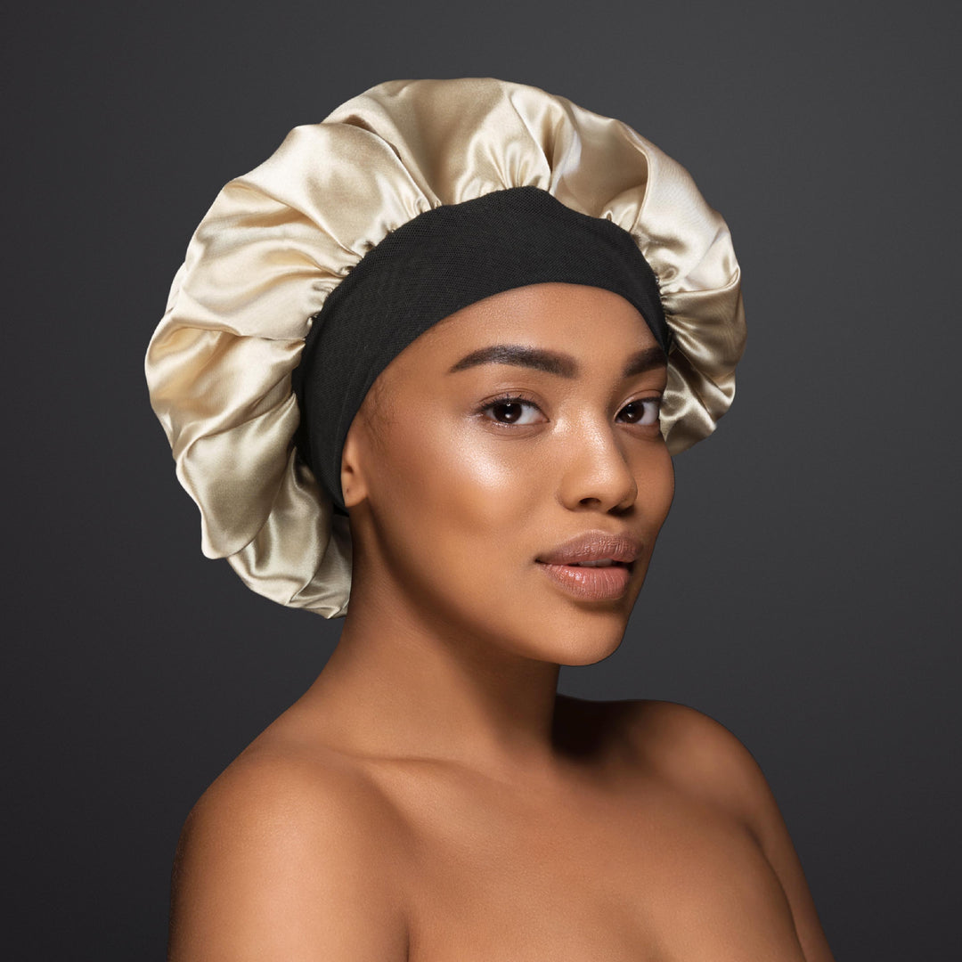 DOUBLE SATIN LINED CAPP- CHAMPAGNE – Jenny Capp