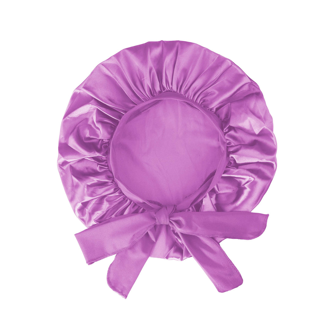 SATIN TIE CAPP- LILAC – Jenny Capp